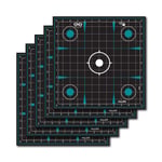 Girls With Guns 15280 Splash  Self-Adhesive Paper Black/Teal 12 Inchx12 Inch Grid 5 Pack | 026509046806