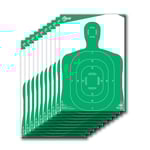 EZ-Aim 15204 Silhouette  Green/White 12 Inchx18 Inch 10 Per Pack | 026509046554
