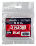 KleenBore P204 Super Shooter  12-16 Gauge Shotgun 3 Inch 100 Cotton Flannel 25 Per Pack  | 1216GA | 026249001240