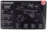 TekMat TEKR17GLOCK4243 Glock 42/43 Cleaning Mat Black/White Rubber 11 Inchx17 Inch Glock 42/43 Parts Diagram  | NA | 612409970770