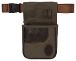 Browning 121504843 Laredo Shell Pouch Olive Canvas/Leather Belt Mount | 023614965688