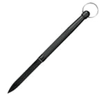 Cold Steel CS92DD Delta Dart  3.38 Inch Fixed Plain Black knurled w/Lanyard Ring Zy-Ex Handle | 705442000778