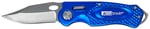 AccuSharp 701C Sport  3 Inch Folding Plain Stainless Steel Blade/Blue Anodized Aluminum Handle Includes Belt Clip | 015896007019
