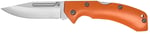 AccuSharp 712C Lockback  3 Inch Folding Clip Point Plain Stainless Steel Blade/Blaze Orange G10 Handle Includes Allen Wrench | 015896007125