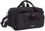 Tac Six 8247 Tactical Sporter Range Bag Black Endura with Removable Shoulder Strap, Pockets, Padded Pistol Rug  Exterior Webbing | 026509035268