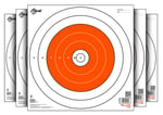 EZ-Aim 15496 Bullseye  Paper Hanging 12 Inch x 12 Inch White/Orange 12 Per Pack | 026509048008