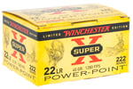 Winchester Ammo X22LRPPB Super X  22LR 40gr Plated Hollow Point 222 Per Box/10 Case  | .22 LR | 020892104693