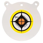 EZ-Aim 15600 Hardrock  10 Inch AR500 Steel Gong Shooting Target .50 Inch Thickness White / Yellow / Black | 026509064411