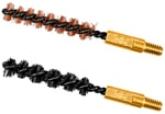 Otis FG325NB Bore Brush Set  6mm/250/243/257 Cal 8-32 Inch Thread 2 Inch Long Bronze/Nylon Bristles 2 Per Pkg  | .2436mm | 014895002377