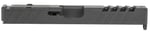 TacFire  Replacement Slide  40 SW Graphite Black Cerakote Stainless Steel with Optics Cut  Slide Ports for Glock 22 Gen3 | 686294505362