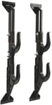 Allen 17450 Gun/Accessory Rack  Black Plastic Holds 2 | 026509174509
