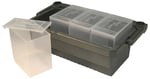 MTM Case-Gard SS2500 Shotshell Box  12 Gauge Clear Polypropylene 4 Pack | 026057001005