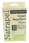 Natrapel 00066095 Repellent Wipes  Repels Ticks  Biting Insects Effective Up to 12 hrs 12/Box | 044224060952