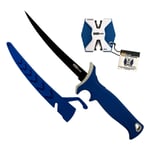 ACCUSHARP FILLET KNIFE W/ TWO- STEP CARBIDE SHARPENER 6.5 Inch | 015896007361