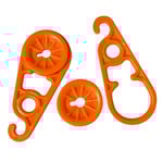 AccuSharp 1008C Super Snaps  Orange 7.80 Inch Long XL 15 Pack | 015896010088