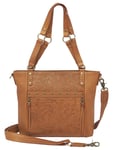 GTM GTM-122/DBTN      BOHO SHLDR TOTE         TAN | 035452175808