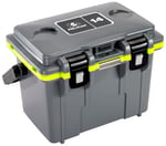PELICAN COOLERS IM 14 QUART DKGRAY/GREEN W/DRY STORAGE | 019428178017