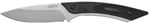 Camillus 19123 Western Coil 3.25 Inch Fixed Plain Silver 420 Steel Titanium Bonded Blade, Black/SS Rubber/Stainless Steel Handle, Includes Sheath | 016162191234