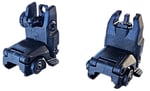 HIVIZ FOLDING AR BACK UP SIGHT SET W/TRITIUM POST PIC RAILS | 613485590449