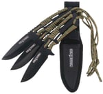COLD STEEL THROWING KNIVES 4.4 Inch BLADE 3-PACK W/SHEATH | 888151040324