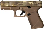 Glock PA195S204MOSNMCFDE G19 Gen5 MOS Compact Frame 9mm Luger 151 4.02 Inch GMB Barrel, MOS Cut/Serrated Steel Slide, FDE Camo Polymer Frame w/Picatinny Rail, Ambidextrous | 617695827869