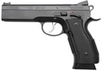 Cz Custom Shop 96336 A01LD  9mm Luger 191 5 Inch Match Grade Bull Barrel, Black Optic Cut/Serrated Steel Slide, Black Polycoat Steel Frame w/Beavertail, Black G10 Grip, Long Dustcover | 9x19mm NATO | 198168472309