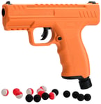 Beeman 6053 Projectile Launcher Combo Orange CO2 50 Cal, 8 Pepper Balls, 8 Steel Balls | 026785060534