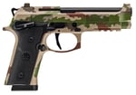 BERETTA 92XI SAO FS 9MM 4.7 Inch 10RD VEGETATO CAMO 2 MAGS | 9x19mm NATO | 082442026206