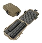 MTM SUPPRESSOR CASE HOLDS 2 SUPPRESSOS HEAT TREATED FOAM | 026057363172