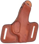 Bianchi 12839 Black Widow  OWB Size 02 Tan Leather Belt Slide Fits Ruger Security-Six Fits SW K Frame 2-4 Inch Right Hand | 013527128393