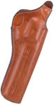 Bianchi 12686 Cyclone  OWB Tan Leather Fits 6 Inch Astra 357, 6-6.5 Inch Colt, SW Colt SW 27,28,29,610 Taurus Belt Loop Mount Right Hand | 013527126863