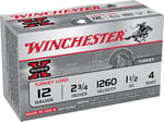 Winchester Ammo X12MT4 Super X Magnum Turkey 12Gauge 2.75 Inch 1 1/2oz Copper Plated 4Shot 10 Box/10 Case  | 12GA | 020892011137