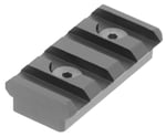 UTG Pro MTURS04S 4-Slot KeyMod Picatinny Rail Section  Black Anodized | 4717385550308
