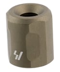 Strike BCTPFDE Barrel Thread Protector  223 Rem/5.56x45mm NATO AR Platform Flat Dark Earth Aluminum 1/2 Inch-28 tpi | 708747546835