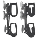 Rugged Gear 10020 Suction Cup Gun Rack Black Metal Universal | 786602100200