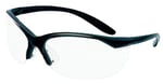 HOWARD LEIGHT VAPOR II GLASSES BLACK FRAME/CLEAR LENS | 033552015352