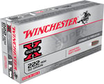 WINCHESTER SUPER-X 222 REM 50GR JSP 20RD 10BX/CS  | .222 REM | 020892200289