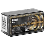 Federal P765 Premium Varmint  Predator 22WMR 30gr Speer TNT Hollow Point 50 Per Box/60 Case  | .22 WMR | 029465056988