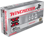 Winchester Ammo WC401 Super X  40SW 165gr Winclean Brass Enclosed Base 50 Per Box/10 Case  | .40 SW | 020892211643