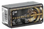 Federal P770 Premium Varmint  Predator 17HMR 17gr Speer TNT Jacketed Hollow Point 50 Per Box/60 Case  | .17 HMR | 029465057268
