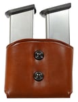 GALCO DOUBLE MAG CARRIER TAN 45/10 SINGLE COLUMN MAGS | 601299037038