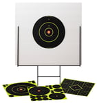 Birchwood Casey 46101 Shoot-N-C Portable Range Kit Self-Adhesive Bullseye Includes Plastic Backboard/Steel Frame/Targets | 029057461015