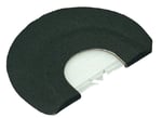 Primos PS114 Original Series Diamond Cutter Diaphragm Call Attracts Turkeys, Triple Reeds 1 Latex/2 Prophylactic, Black | 010135001148