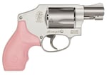Smith  Wesson 150466 Model 642 Airweight 38 SW Spl P 5 Shot 1.88 Inch Stainless Steel Barrel/Cylinder, Matte Silver Aluminum Alloy J-Frame, Pink Polymer Grip, Snag-free Enclosed Hammer, Internal Lock  | .38 SPL | 022188137392