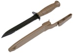 GLOCK OEM FIELD KNIFE W/ROOT SAW DARK EARTH | 764503007118