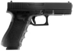 Glock UI1750203 G17 Gen3 Full Size Frame 9mm Luger 171 4.48 Inch Black Steel Barrel, Matte Black Serrated Steel Slide, Black Polymer Frame w/Picatinny Rail, Black Texture Finger Groove Grip, USA Made | 9x19mm NATO | 764503001093
