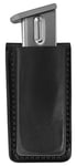 Bianchi 18056 Open Top Mag Pouch  Single Black Leather Belt Clip, Belts 1.75 Inch Wide Compatible w/Glock 17/19/22/23/30/SW 9/40F/MP 9/40 | 013527180568