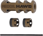 BROWNING SPORTER RECOIL HAWG MUZZLE BRAKE BRONZE .30  LESS | 023614975441