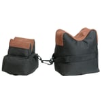 TOC BENCH BAG 2-PC SET BLACK FABRIC/TAN LEATHER | 051057282130