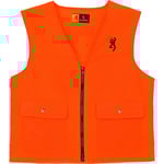 BROWNING JUNIOR SAFETY VEST W/LOGO BLAZE ORANGE MEDIUM | 023614325215